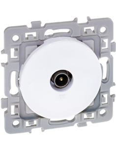 SQUARE Prise TV blanc