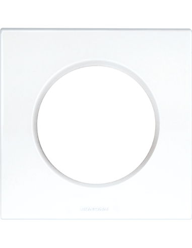 SQUARE Plaque d'habillage 1 poste Blanc