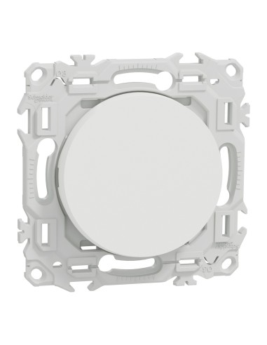 Odace 2025 - Va-et-vient ou poussoir - 10AX - Blanc craie