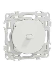 Odace 2025 - Va-et-vient ou poussoir à levier - 10AX - Blanc craie