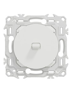 Odace 2025 - Va-et-vient ou poussoir à levier - 10AX - Blanc craie 2