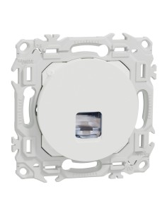 Odace 2025 - Prise RJ45 - Cat6 STP grade 2TV min à grade 3TV - Blanc craie