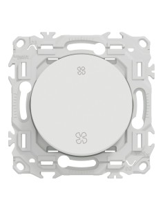 Odace 2025 - Inter ou poussoir VMC 2 vitesses - 10AX - Blanc craie 2