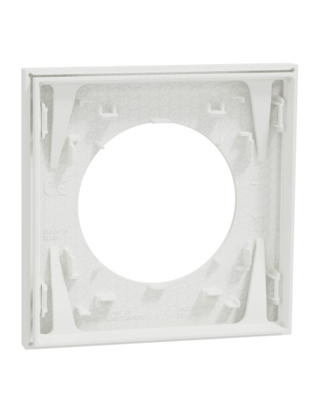 Odace 2025 - Plaque de finition 1 poste - couleur Blanc craie