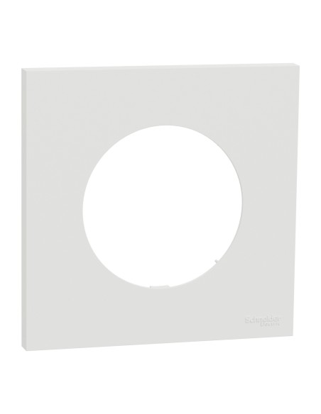 Odace 2025 - Plaque de finition 1 poste - couleur Blanc craie