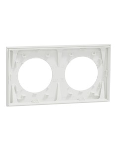 Odace 2025 - Plaque de finition 2 postes - Blanc craie 2