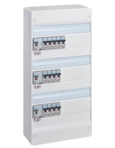 Tableau LEGRAND 3 rangées équipé et...