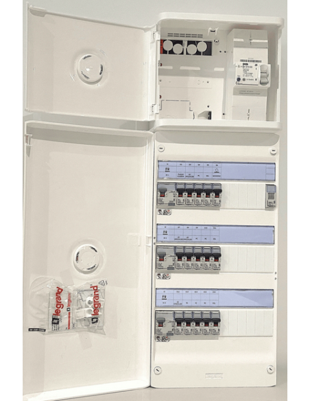 Tableau 3 rangées pré câblé + DB9