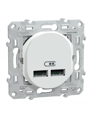 Ovalis - Double Chargeur USB A+A