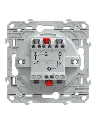 Ovalis - Double Poussoir Fermeture