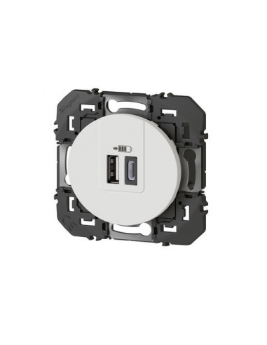 Double Chargeur USB 1 Type-A + 1...